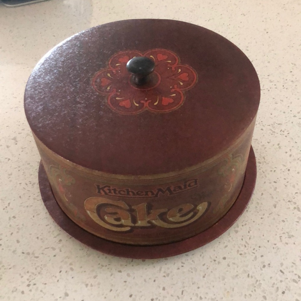 💖Vintage Cake tin 🎂 Make Cake Great Again✨